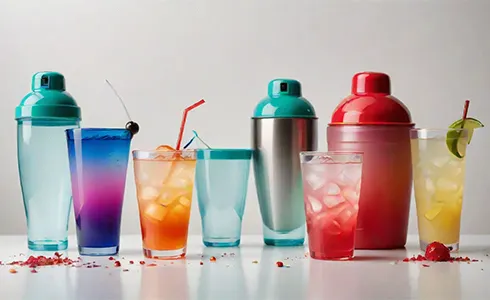 Plastic Cocktail Shakers